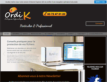 Tablet Screenshot of ordi-k.net